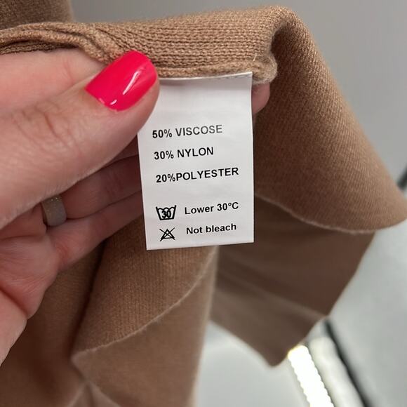 Revolve x SNDYS Tia Knit Cardigan - Camel - Large - New with tags - Picture 7 of 9